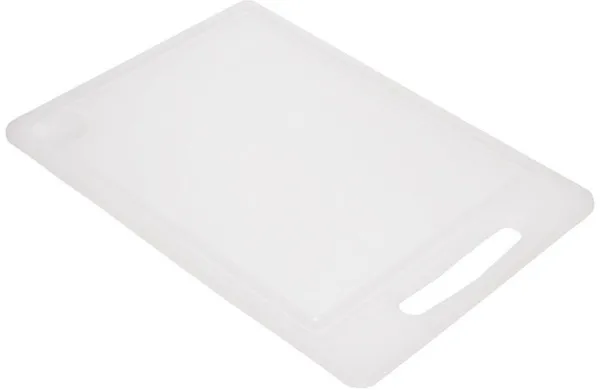 Skærebræt med saftrille 25x36cm hvid
